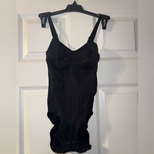 SKIMS Black Shaping Bodysuit
